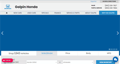 Desktop Screenshot of galpinhonda.com